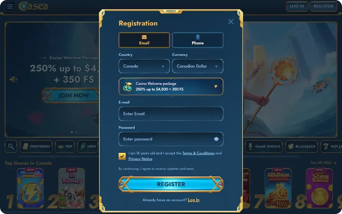 Casea Login